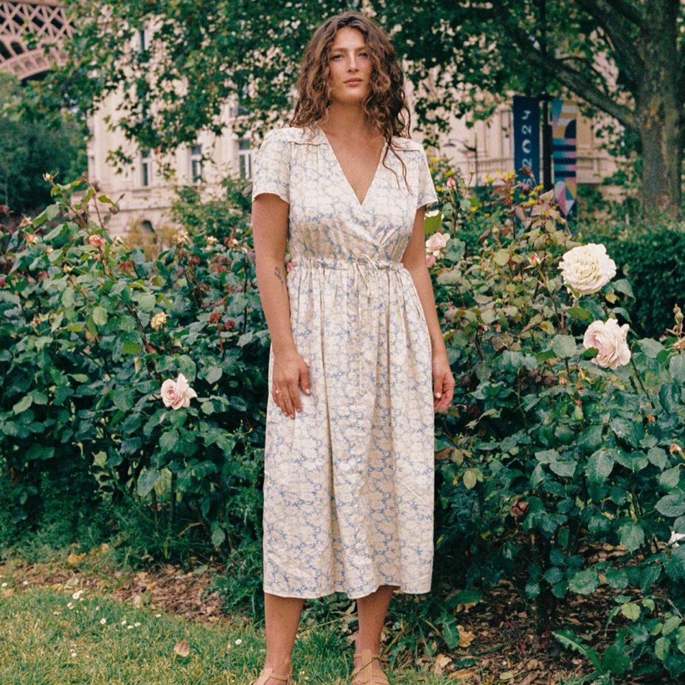 The Dawn Dress, Sky Chamomile xs - Picture 1 of 5
